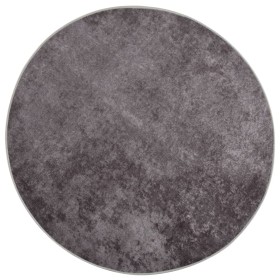 Gray non-slip washable rug φ120 cm by vidaXL, Rugs - Ref: Foro24-337963, Price: 30,47 €, Discount: %