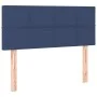 Box spring bed with mattress and LED blue fabric 80x200 cm by vidaXL, Beds and slatted bases - Ref: Foro24-3133675, Price: 28...