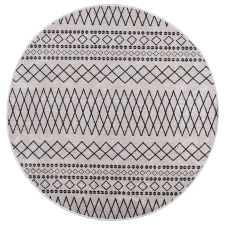 Black and white non-slip washable rug φ120 cm by vidaXL, Rugs - Ref: Foro24-337975, Price: 22,34 €, Discount: %