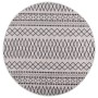 Schwarz-weißer rutschfester waschbarer Teppich φ120 cm von vidaXL, Teppiche - Ref: Foro24-337975, Preis: 22,63 €, Rabatt: %