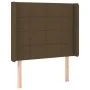 Cama box spring colchón y luces LED tela marrón oscuro 90x190cm de vidaXL, Camas y somieres - Ref: Foro24-3138280, Precio: 34...