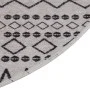 Black and white non-slip washable rug φ120 cm by vidaXL, Rugs - Ref: Foro24-337975, Price: 22,34 €, Discount: %