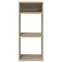 Estantería madera ingeniería color roble 34x31x80 cm