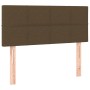 Cama box spring con colchón tela marrón oscuro 90x190 cm de vidaXL, Camas y somieres - Ref: Foro24-3140020, Precio: 278,07 €,...