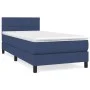 Cama box spring con colchón tela azul 80x200 cm de vidaXL, Camas y somieres - Ref: Foro24-3140015, Precio: 278,55 €, Descuent...