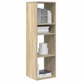 Estantería madera de ingeniería color roble sonoma 34x31x112 cm en Librerías y estanterías | Comprar online en Foro24