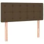 Box spring bed with dark brown fabric mattress 90x190 cm by vidaXL, Beds and slatted bases - Ref: Foro24-3140340, Price: 275,...