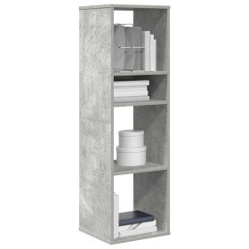 Estantería madera ingeniería gris hormigón 34x31x112 cm en Librerías y estanterías | Comprar online en Foro24