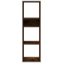 Estantería madera ingeniería color roble ahumado 34x31x112 cm