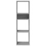 Estantería madera de ingeniería color gris sonoma 34x31x112 cm