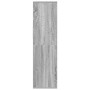 Estantería madera de ingeniería color gris sonoma 34x31x112 cm