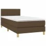 Box spring bed with dark brown fabric mattress 90x190 cm by vidaXL, Beds and slatted bases - Ref: Foro24-3140740, Price: 269,...