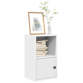 Estantería de madera de ingeniería blanca 31x24x52 cm en Librerías y estanterías | Comprar online en Foro24