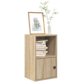 Estantería de madera de ingeniería roble sonoma 31x24x52 cm en Librerías y estanterías | Comprar online en Foro24