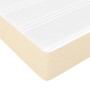Box spring bed with cream fabric mattress 90x190 cm by vidaXL, Beds and slatted bases - Ref: Foro24-3144388, Price: 280,01 €,...