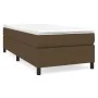 Box spring bed with dark brown fabric mattress 90x190 cm by vidaXL, Beds and slatted bases - Ref: Foro24-3144386, Price: 267,...