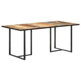 Mesa de comedor de madera maciza reciclada 180 cm de vidaXL, Mesas de cocina y de comedor - Ref: Foro24-320696, Precio: 276,2...