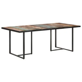 Solid recycled wood dining table 200 cm by vidaXL, Kitchen and dining tables - Ref: Foro24-320698, Price: 371,81 €, Discount: %