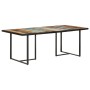 Solid recycled wood dining table 200 cm by vidaXL, Kitchen and dining tables - Ref: Foro24-320698, Price: 379,17 €, Discount: %