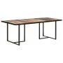 Solid recycled wood dining table 200 cm by vidaXL, Kitchen and dining tables - Ref: Foro24-320698, Price: 371,81 €, Discount: %