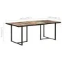 Solid recycled wood dining table 200 cm by vidaXL, Kitchen and dining tables - Ref: Foro24-320698, Price: 371,81 €, Discount: %