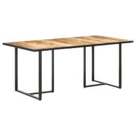 Mesa de comedor madera de mango rugosa 180 cm