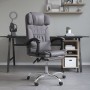 Grauer Massage-Bürostuhl aus Kunstleder von vidaXL, Bürostühle - Ref: Foro24-349745, Preis: 129,39 €, Rabatt: %