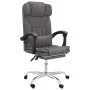 Gray synthetic leather massage reclining office chair by vidaXL, Office chairs - Ref: Foro24-349745, Price: 132,20 €, Discoun...
