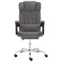 Gray synthetic leather massage reclining office chair by vidaXL, Office chairs - Ref: Foro24-349745, Price: 132,20 €, Discoun...