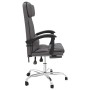 Grauer Massage-Bürostuhl aus Kunstleder von vidaXL, Bürostühle - Ref: Foro24-349745, Preis: 129,39 €, Rabatt: %