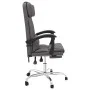 Gray synthetic leather massage reclining office chair by vidaXL, Office chairs - Ref: Foro24-349745, Price: 132,20 €, Discoun...