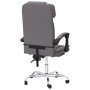 Grauer Massage-Bürostuhl aus Kunstleder von vidaXL, Bürostühle - Ref: Foro24-349745, Preis: 129,39 €, Rabatt: %