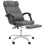Grauer Massage-Bürostuhl aus Kunstleder von vidaXL, Bürostühle - Ref: Foro24-349745, Preis: 129,39 €, Rabatt: %
