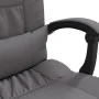 Gray synthetic leather massage reclining office chair by vidaXL, Office chairs - Ref: Foro24-349745, Price: 132,20 €, Discoun...