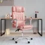 Rosafarbener Massage-Bürostuhl aus Kunstleder von vidaXL, Bürostühle - Ref: Foro24-349747, Preis: 126,75 €, Rabatt: %