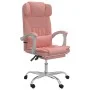 Rosafarbener Massage-Bürostuhl aus Kunstleder von vidaXL, Bürostühle - Ref: Foro24-349747, Preis: 126,75 €, Rabatt: %