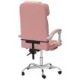 Rosafarbener Massage-Bürostuhl aus Kunstleder von vidaXL, Bürostühle - Ref: Foro24-349747, Preis: 126,75 €, Rabatt: %