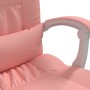 Pink synthetic leather massage reclining office chair by vidaXL, Office chairs - Ref: Foro24-349747, Price: 139,63 €, Discoun...