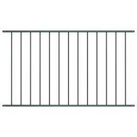 Panel de valla de acero con recubrimiento en polvo, 1,7 x 0,75 m, antracita Panel de valla de acero con recubrimiento en polvo, 1,7 x 0,75