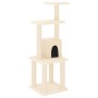 Kratzbaum für Katzen mit Sisalpfosten in Creme 105 cm von vidaXL, Katzenmöbel - Ref: Foro24-171466, Preis: 42,83 €, Rabatt: %
