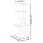 Kratzbaum für Katzen mit Sisalpfosten in Creme 105 cm von vidaXL, Katzenmöbel - Ref: Foro24-171466, Preis: 42,83 €, Rabatt: %