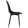 Esszimmerstühle 4 Einheiten aus schwarzem PP von vidaXL, Essstühle - Ref: Foro24-338045, Preis: 132,43 €, Rabatt: %