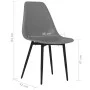 Esszimmerstühle 4 Einheiten graues PP von vidaXL, Essstühle - Ref: Foro24-338047, Preis: 157,84 €, Rabatt: %