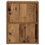 Estantería madera de ingeniería color envejecido 40x24x52 cm