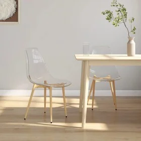 Dining chairs 2 units transparent PET by vidaXL, dining chairs - Ref: Foro24-338062, Price: 103,24 €, Discount: %