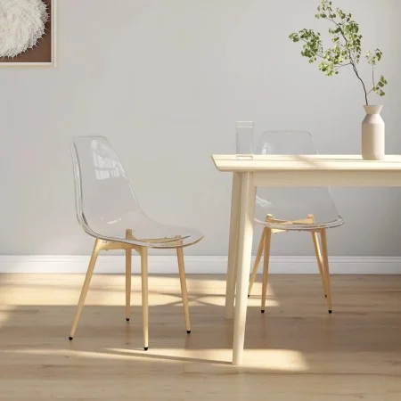 Dining chairs 2 units transparent PET by vidaXL, dining chairs - Ref: Foro24-338062, Price: 103,24 €, Discount: %