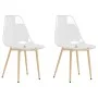 Dining chairs 2 units transparent PET by vidaXL, dining chairs - Ref: Foro24-338062, Price: 103,24 €, Discount: %
