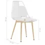 Dining chairs 2 units transparent PET by vidaXL, dining chairs - Ref: Foro24-338062, Price: 103,24 €, Discount: %