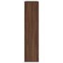 Estantería de madera de ingeniería marrón roble 89x24x101,5 cm