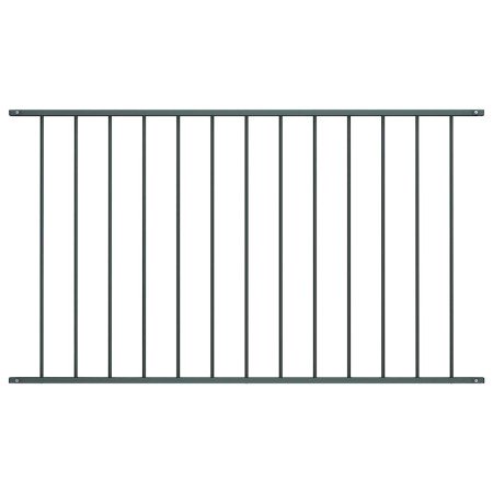 Panel de valla de acero con recubrimiento en polvo, 1,7 x 1,25